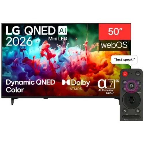 إل جي شاشة 50 بوصة QNED Mini LED سمارت 50 QNED70B6T
