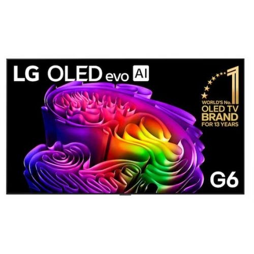 إل جي شاشة OLED AI G6 الذكي مقاس 77 بوصة 4K سمارت و إل جي ساوند بار متوافق مع شاشاتDolby OLED -SC9S