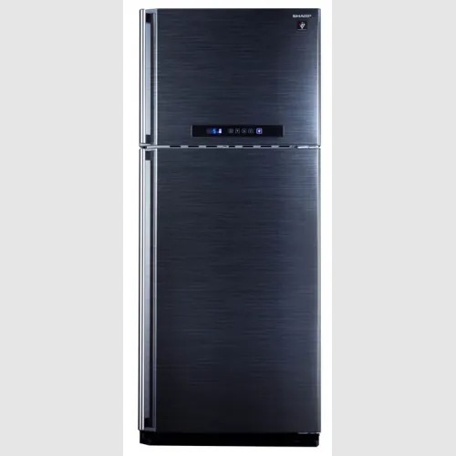 شارب ثلاجة 14 قدم 396 لتر ديجيتال بلازما لون أسود SJ-PC48A(BK)