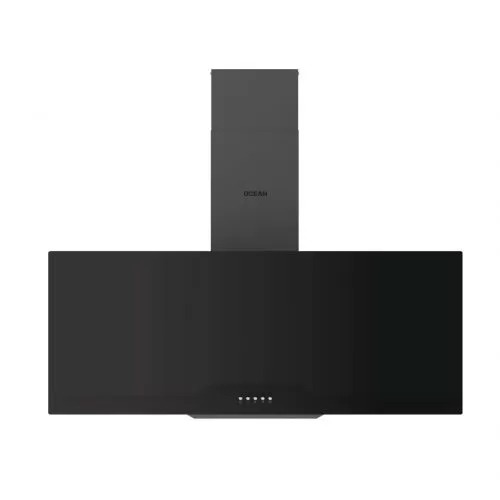 اوشن شفاط مطبخ 90 سم 450 م3/ساعة أسود زجاجي OD2CHR94BGCF